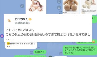 娘へのサプライズクリスマスプレゼントを用意するため、父とやり取りしたLINEに爆笑! 「何度見ても笑えます」