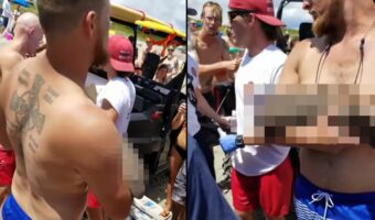 こんなことある!?男性が何かを抱きかかえていると思ったら、実は恐ろしい事態に!!