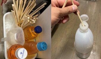 油の容器を利用してゴミ収集員さんの安全にも考慮した“一石二鳥なゴミの捨て方”が話題に！「油の容器はすぐ潰してましたが次からこれを利用します」