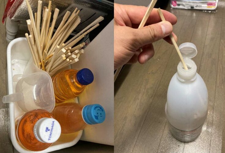 油の容器を利用してゴミ収集員さんの安全にも考慮した“一石二鳥なゴミの捨て方”が話題に！「油の容器はすぐ潰してましたが次からこれを利用します」