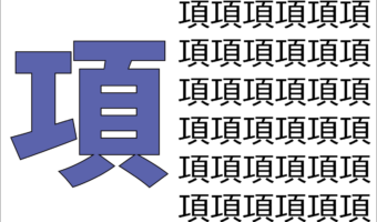 【違う文字を探せ!】195個の「項」の中に紛れて1つ違う文字が!?あなたは何秒で探し出せるかな??【脳トレ】