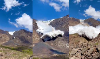 キルギスタンの雪崩映像が凄い!予想を遥かに超える威力に驚愕