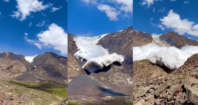 キルギスタンの雪崩映像が凄い！予想を遥かに超える威力に驚愕