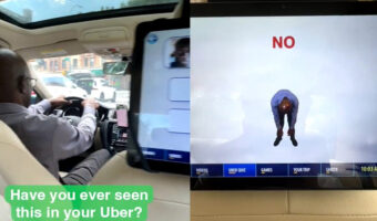 ウーバードライバーが乗客を飽きさせないために自作ゲームを設置し話題に！