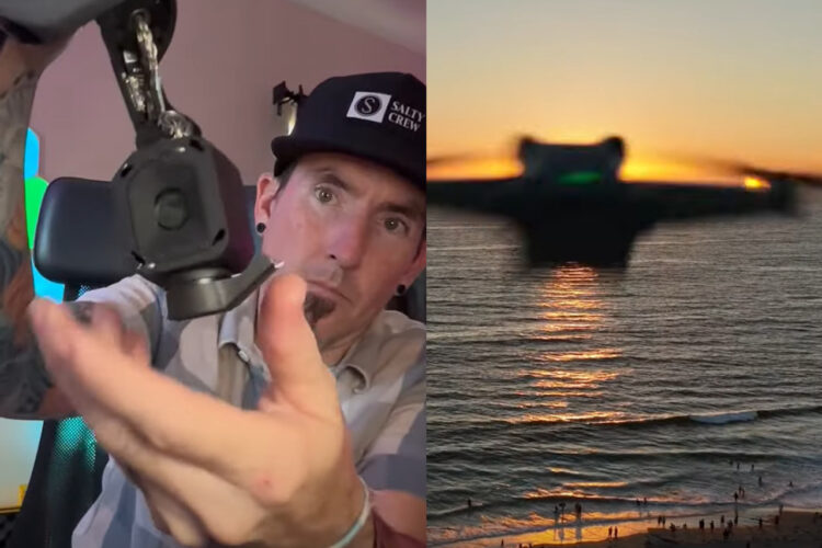 無惨にも壊れたドローン。その瞬間を捉えた映像にビックリ！！【アメリカ・動画】