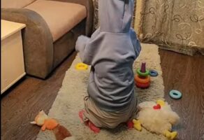 子供部屋で子供が遊んでいる？違和感のある後ろ姿の正体は【海外・動画】