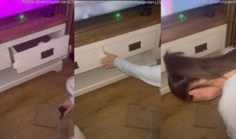 赤ちゃん用の引き出しロックを取り付け。これで安心と思ったら・・、ありがちな施工ミスにママ愕然（笑）