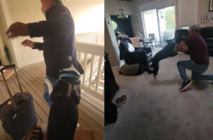 家族との再会に興奮気味の子犬。喜びをパワフルに表現しています！！【アメリカ・動画】