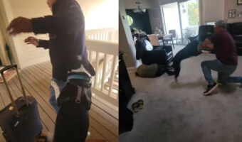 家族との再会に興奮気味の子犬。喜びをパワフルに表現しています!!【アメリカ・動画】