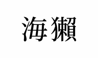 【読めたらスゴイ!】「海獺」って一体何!?とってもキュートな絶滅危惧種!?この漢字、あなたは読めますか?