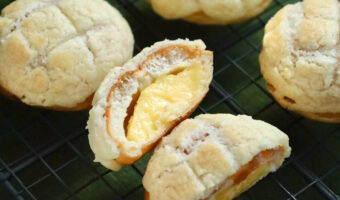 神アレンジレシピ!あの人気菓子パンが、作業時間5分で食べきりサイズのメロンパンに大変身!!