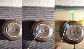炊飯釜に切り込みを入れたこれ、想像できないような美しい音色の楽器に!