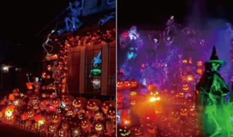 本当に個人宅なの!?ハロウィンディスプレイのクオリティが高すぎる!!【アメリカ・動画】