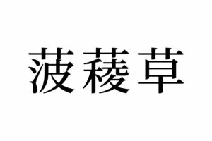 【読めたらスゴイ！】「菠薐草」とは一体何のこと！？「草」の名前なの！？この漢字、あなたは読めますか？