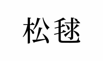 【読めたらスゴイ!】「松毬」とは一体何のこと!?秋になると集めたくなる!?この漢字、あなたは読めますか?