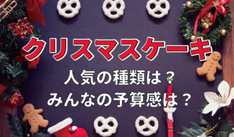 【お金のはなし】クリスマスケーキで人気の種類は?その予算や購入場所は?【2023年アンケート調査】