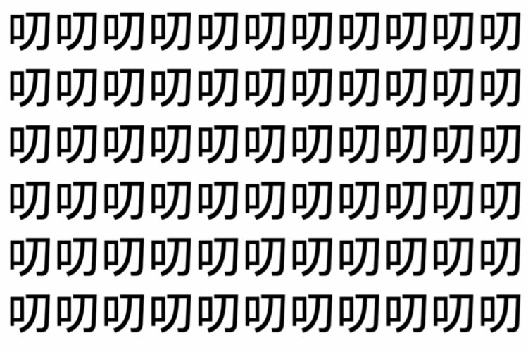 【脳トレ】「叨」の中に紛れて1つ違う文字がある！？あなたは何秒で探し出せるかな？？【違う文字を探せ！】