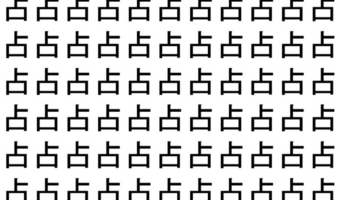 【脳トレ】「占」の中に紛れて1つ違う文字がある！？あなたは何秒で探し出せるかな？？【違う文字を探せ！】