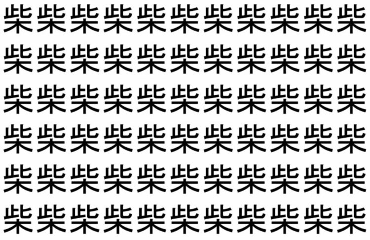【脳トレ】「柴」の中に紛れて1つ違う文字がある！？あなたは何秒で探し出せるかな？？【違う文字を探せ！】