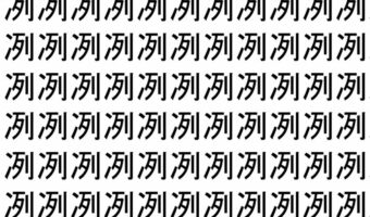 【脳トレ】「冽」の中に紛れて1つ違う文字がある!?あなたは何秒で探し出せるかな??【違う文字を探せ!】