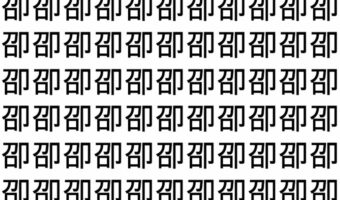 【脳トレ】「卲」の中に紛れて1つ違う文字がある!?あなたは何秒で探し出せるかな??【違う文字を探せ!】