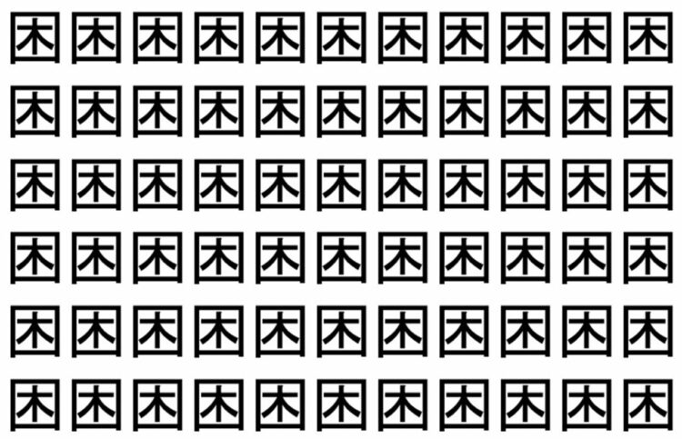【脳トレ】「困」の中に紛れて1つ違う文字がある！？あなたは何秒で探し出せるかな？？【違う文字を探せ！】