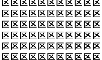 【脳トレ】「区」の中に紛れて1つ違う文字がある！？あなたは何秒で探し出せるかな？？【違う文字を探せ！】