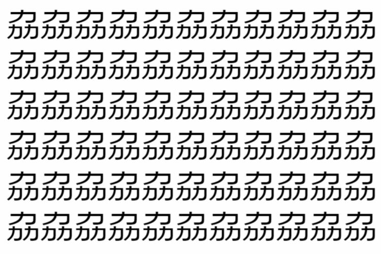 【脳トレ】「劦」の中に紛れて1つ違う文字がある！？あなたは何秒で探し出せるかな？？【違う文字を探せ！】
