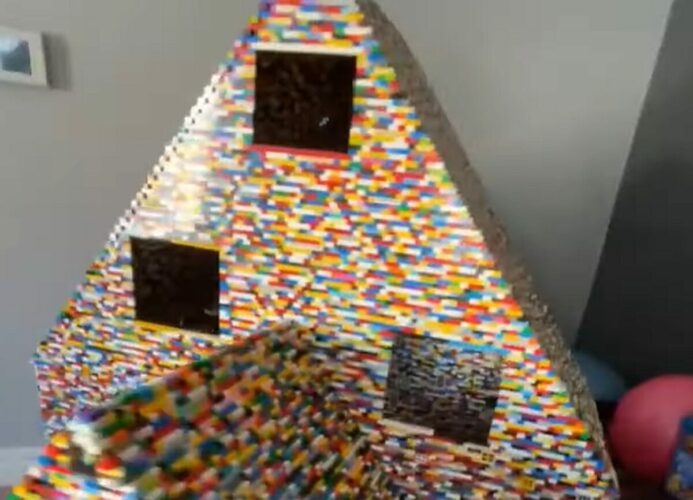 家の中にモザイク模様の家が！？その正体に仰天！！【海外・動画】