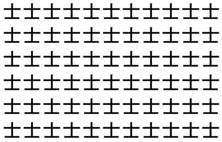 【脳トレ】「士」の中に紛れて1つ違う文字がある！？あなたは何秒で探し出せるかな？？【違う文字を探せ！】