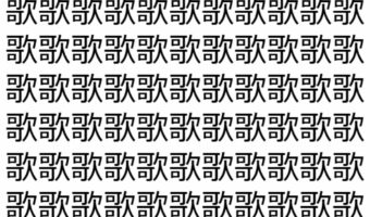 【脳トレ】「歌」の中に紛れて1つ違う文字がある!?あなたは何秒で探し出せるかな??【違う文字を探せ!】