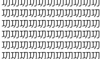【脳トレ】「㓛」の中に紛れて1つ違う文字がある!?あなたは何秒で探し出せるかな??【違う文字を探せ!】