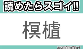 【読めたらスゴイ！】「榠樝」とは一体何のこと！？のど飴などにもされる植物の事ですが・・この漢字を読めますか？