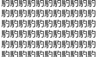 【脳トレ】「馰」の中に紛れて1つ違う文字がある!?あなたは何秒で探し出せるかな??【違う文字を探せ!】