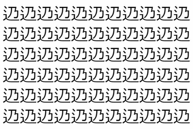 【脳トレ】「辸」の中に紛れて1つ違う文字がある！？あなたは何秒で探し出せるかな？？【違う文字を探せ！】