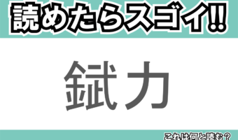 【読めたらスゴイ！】「錻力」とは一体何のこと！？レトロなオモチャにも用いられていますが・・・この漢字を読めますか？