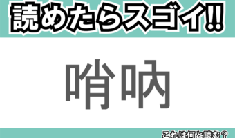 【読めたらスゴイ!】「哨吶」とは一体何のこと!?屋台などでおなじみの楽器ですが・・・この漢字を読めますか?
