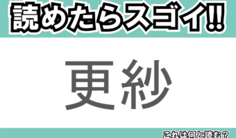 【読めたらスゴイ!】「更紗」とは一体何のこと!?インド発祥の鮮やかな布地ですが・・・この漢字を読めますか?