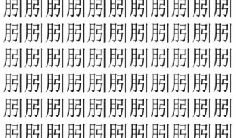 【脳トレ】「䏖」の中に紛れて1つ違う文字がある!?あなたは何秒で探し出せるかな??【違う文字を探せ!】