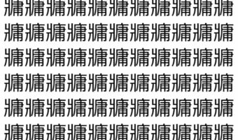 【脳トレ】「牅」の中に紛れて1つ違う文字がある!?あなたは何秒で探し出せるかな??【違う文字を探せ!】