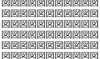 【脳トレ】「図」の中に紛れて1つ違う文字がある!?あなたは何秒で探し出せるかな??【違う文字を探せ!】