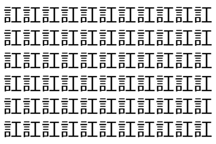 【脳トレ】「訌」の中に紛れて1つ違う文字がある！？あなたは何秒で探し出せるかな？？【違う文字を探せ！】
