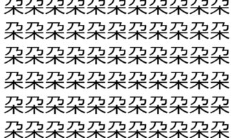 【脳トレ】「朶」の中に紛れて1つ違う文字がある!?あなたは何秒で探し出せるかな??【違う文字を探せ!】