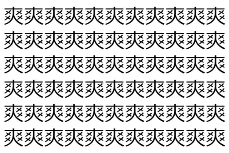 【脳トレ】「爽」の中に紛れて1つ違う文字がある！？あなたは何秒で探し出せるかな？？【違う文字を探せ！】