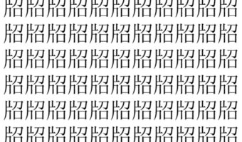 【脳トレ】「牊」の中に紛れて1つ違う文字がある！？あなたは何秒で探し出せるかな？？【違う文字を探せ！】