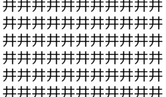 【脳トレ】「井」の中に紛れて1つ違う文字がある！？あなたは何秒で探し出せるかな？？【違う文字を探せ！】