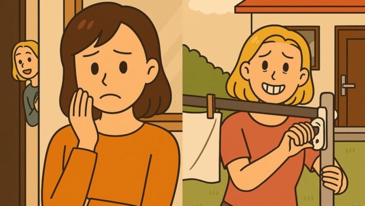 ご近所トラブル！庭に勝手に物干し竿を置かれた日”それ、うちの敷地なんですけど？”