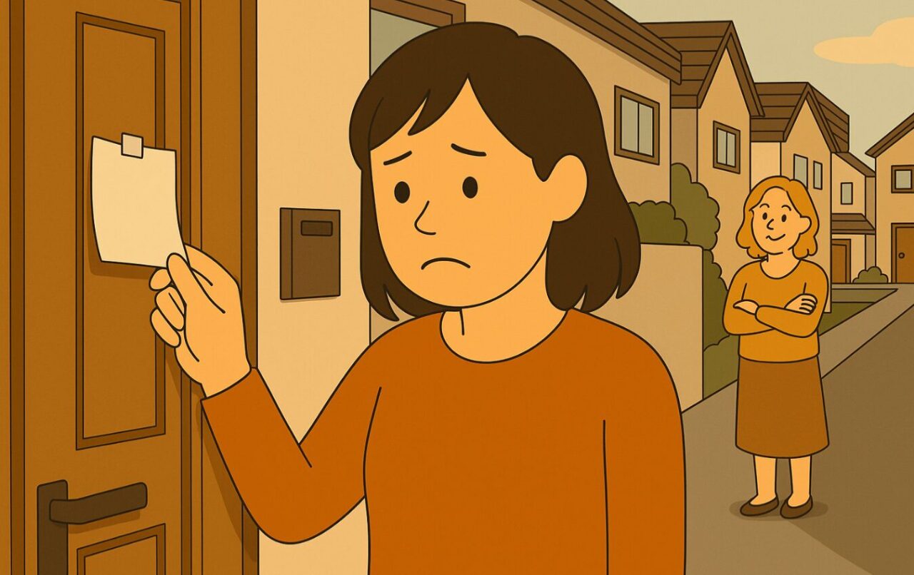 ゴミ出しチェックおばさん?我が家に貼られた無言のメモ攻撃の恐怖