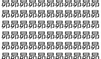 【脳トレ】「昴」の中に紛れて1つ違う文字がある!?あなたは何秒で探し出せるかな??【違う文字を探せ!】
