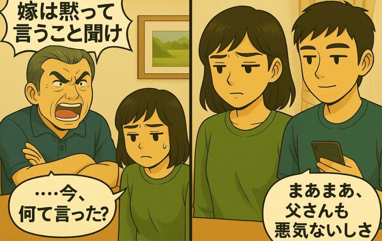 義父の発言が地獄すぎた夜「嫁は黙って言うこと聞け」!嫁だからっていったい何!?